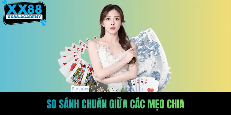 So sánh chuẩn giữa các mẹo chia